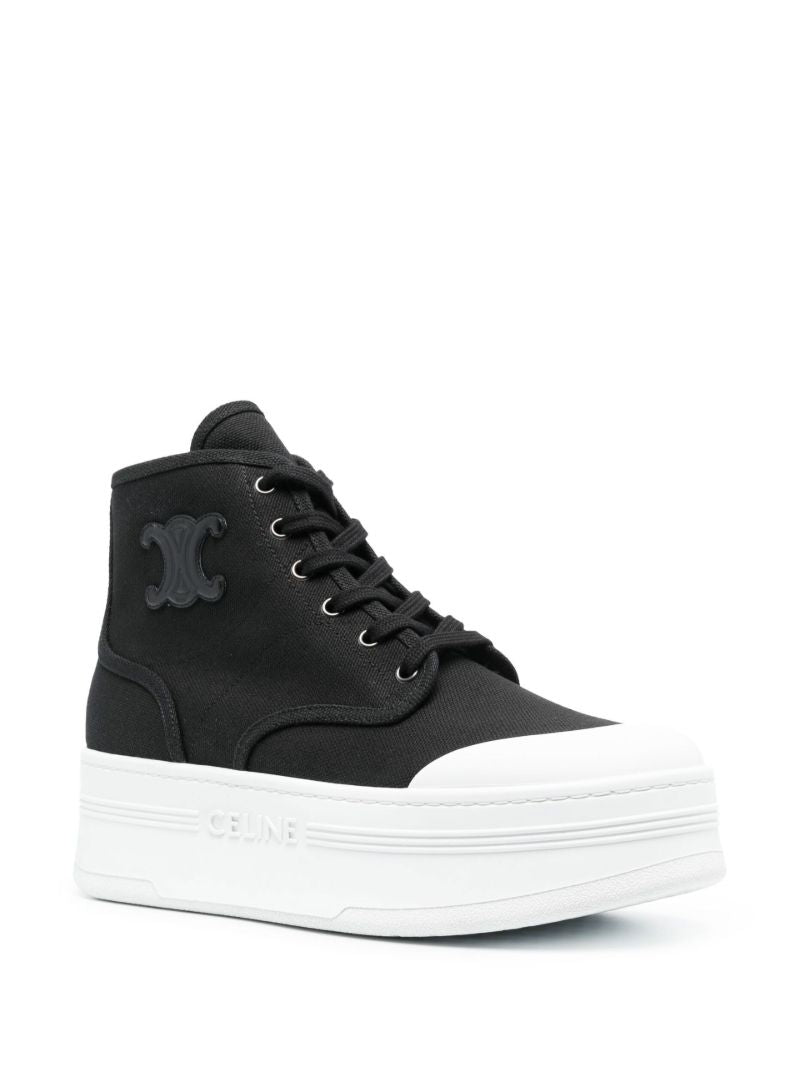Black Block Triomphe High-top Sneakers