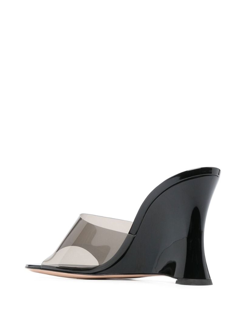 Black 95 Pvc Mules