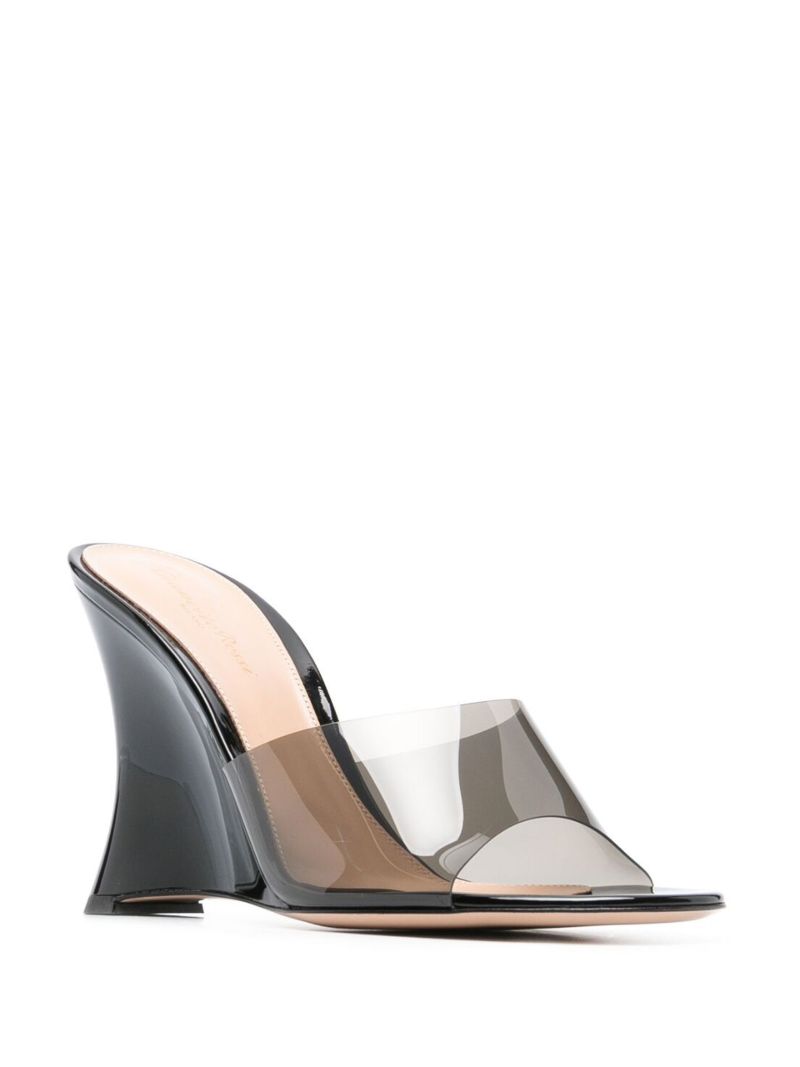 Black 95 Pvc Mules