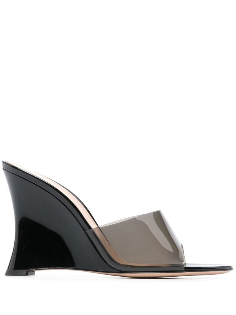 Black 95 Pvc Mules