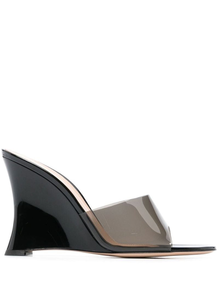Black 95 Pvc Mules