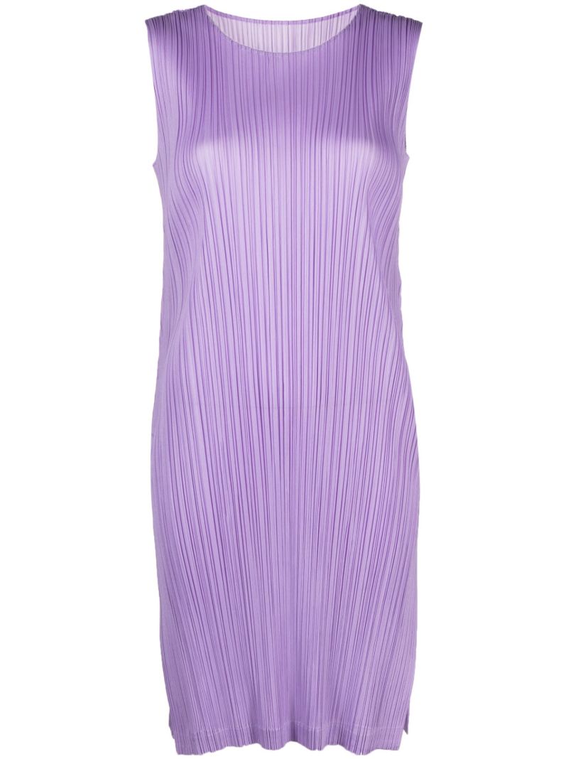 Purple Monthly Colors March PlissÃ_x0083_Â© Dress
