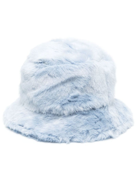 X Browns Blue Hape Faux-fur Bucket Hat