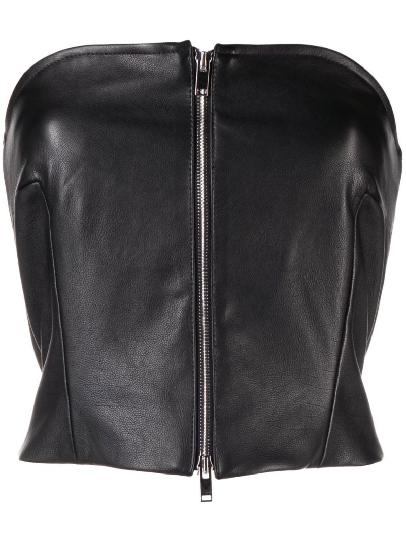The Ira Leather Top