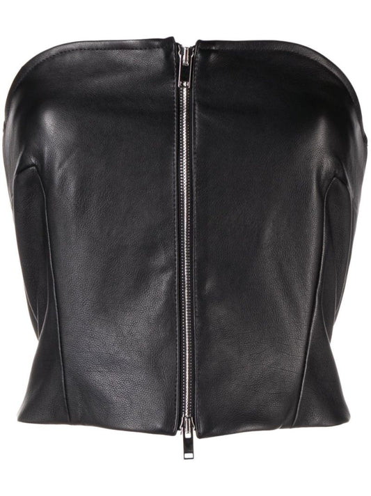 The Ira Leather Top