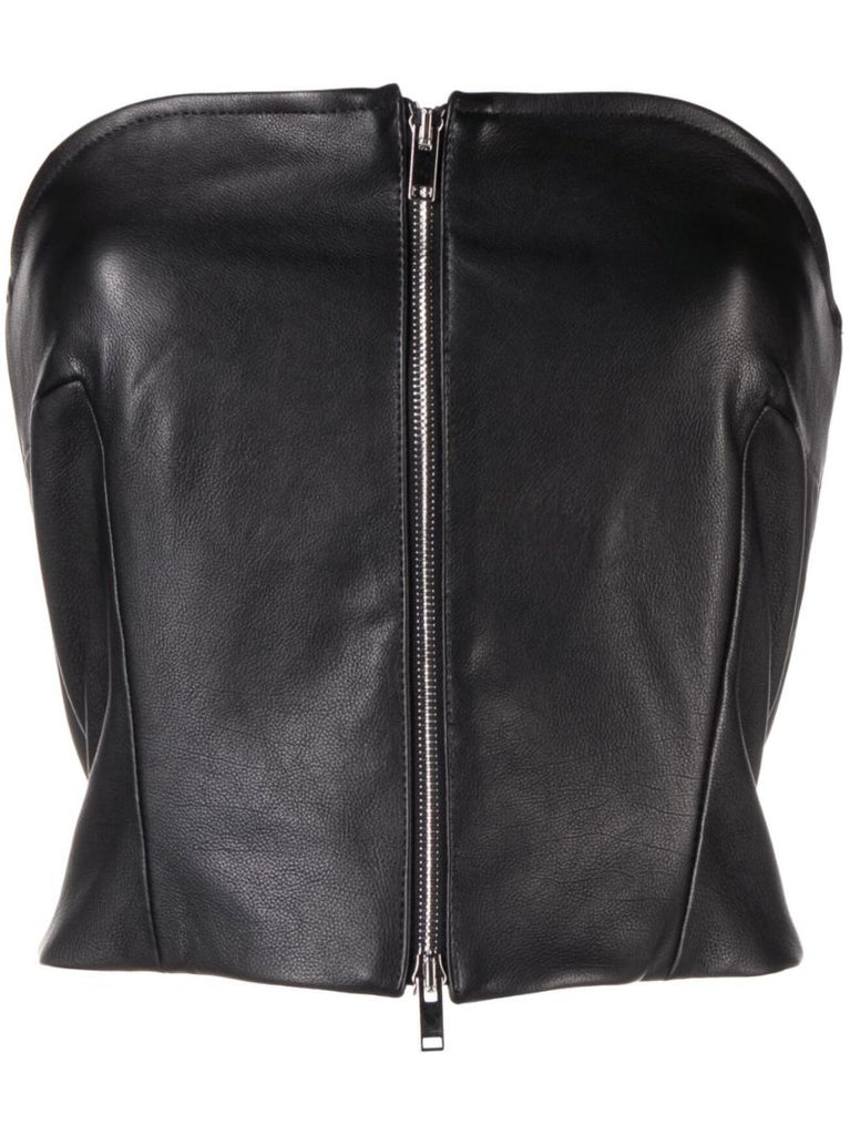 The Ira Leather Top