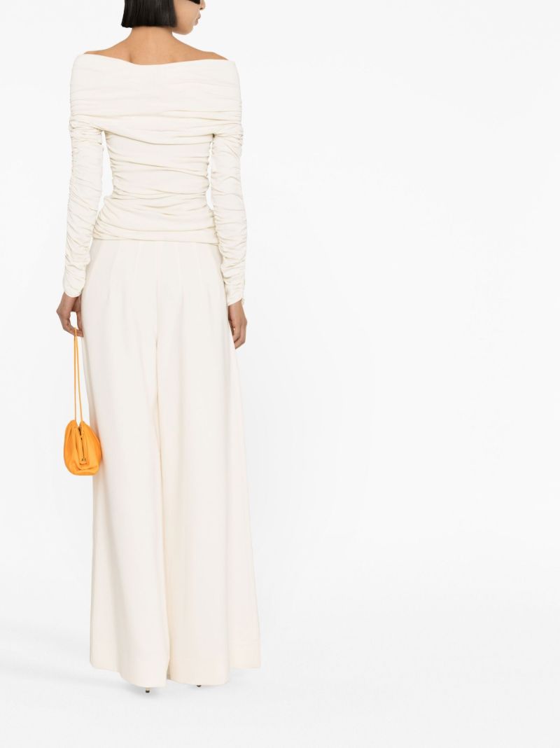 Neutral Zuri Off-the-shoulder Top