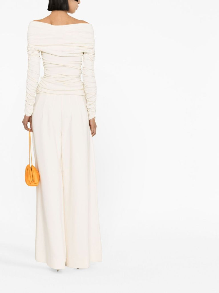 Neutral Zuri Off-the-shoulder Top