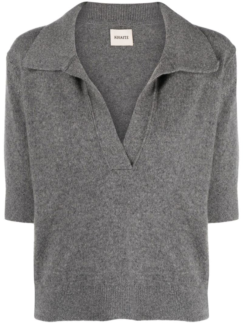 Grey the Shrunken Jo Cashmere Sweater