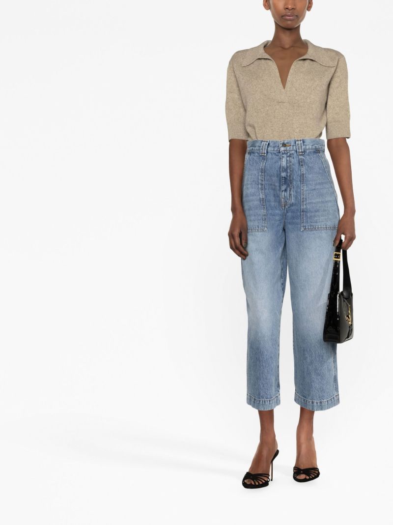 Neutral the Shrunken Jo Cashmere Sweater
