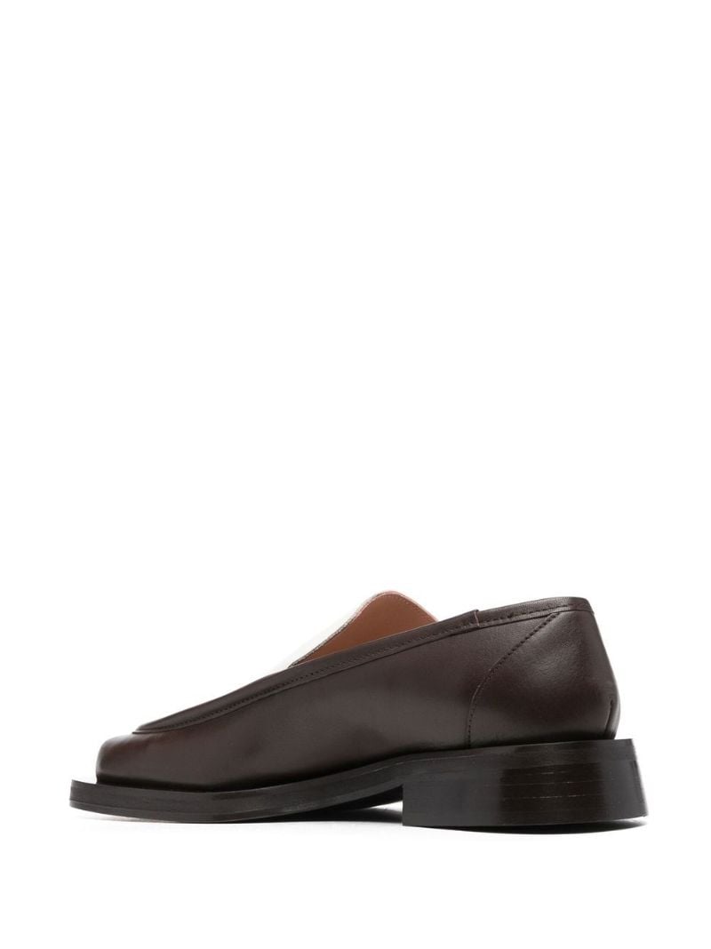 X Rosie Huntington-whiteley Brown Rosie 25 Leather Loafers