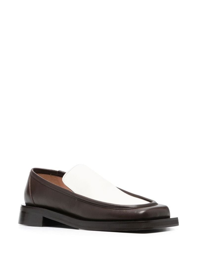 X Rosie Huntington-whiteley Brown Rosie 25 Leather Loafers