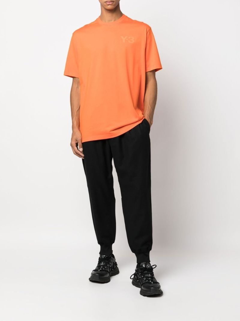 Black Classic Terry Cuffed Track Pants