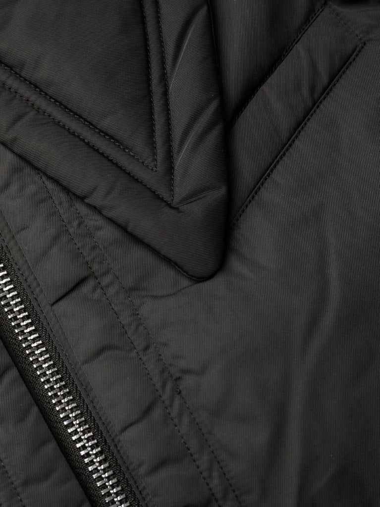 Black Belted Puffer Coat
