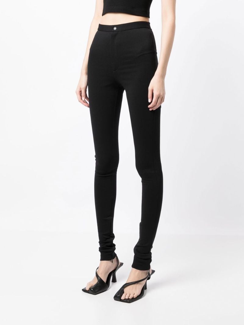 Black Ankle-zip Leggings