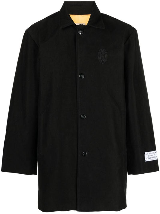 Grey Razor Single-breasted Coat