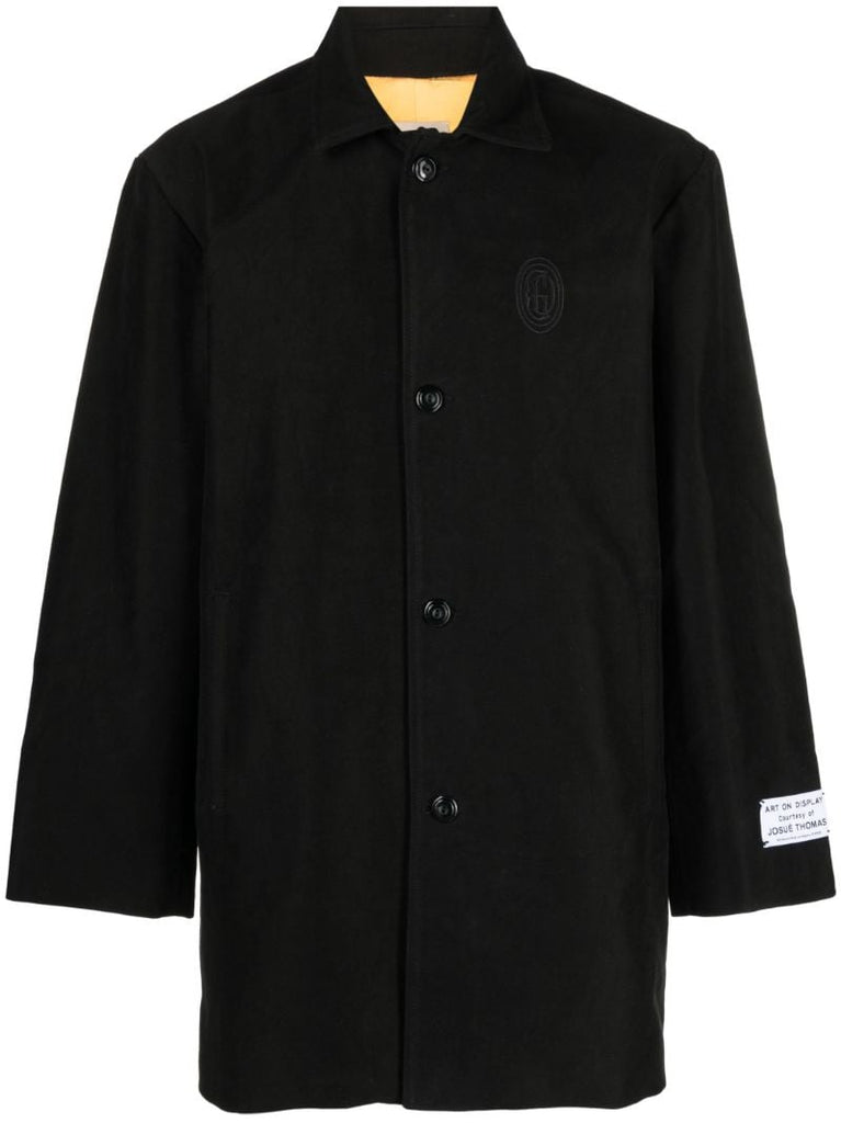 Grey Razor Single-breasted Coat