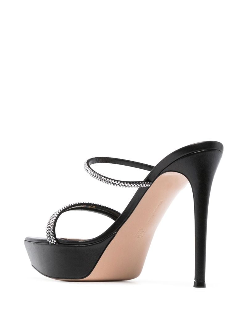 Black Cannes 115 Suede Sandals
