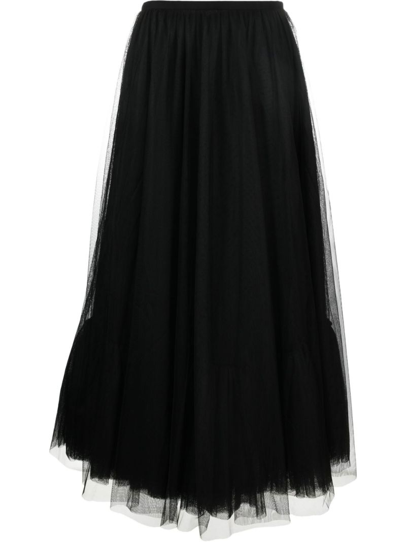 Black Tulle Maxi Skirt