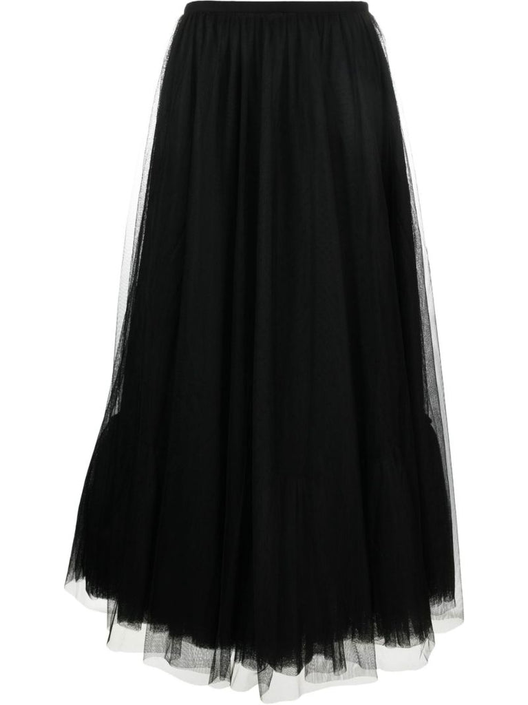 Black Tulle Maxi Skirt