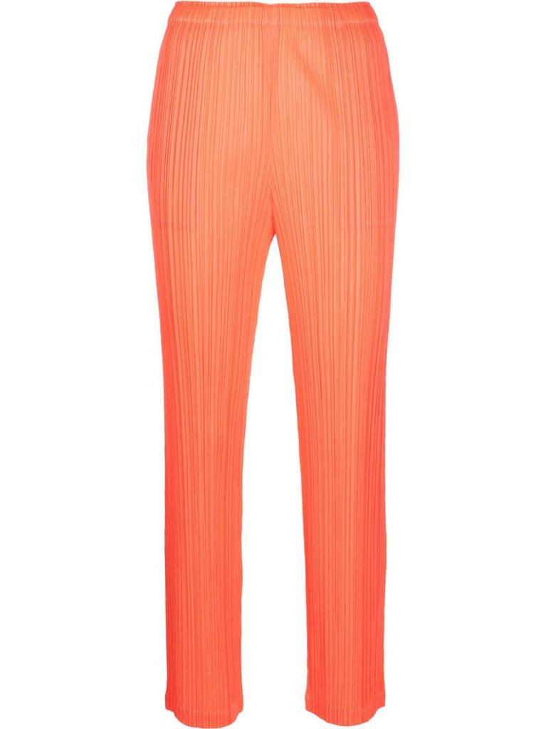 Orange Monthly Colors January PlissÃ_x0083_Â© Cropped Trousers
