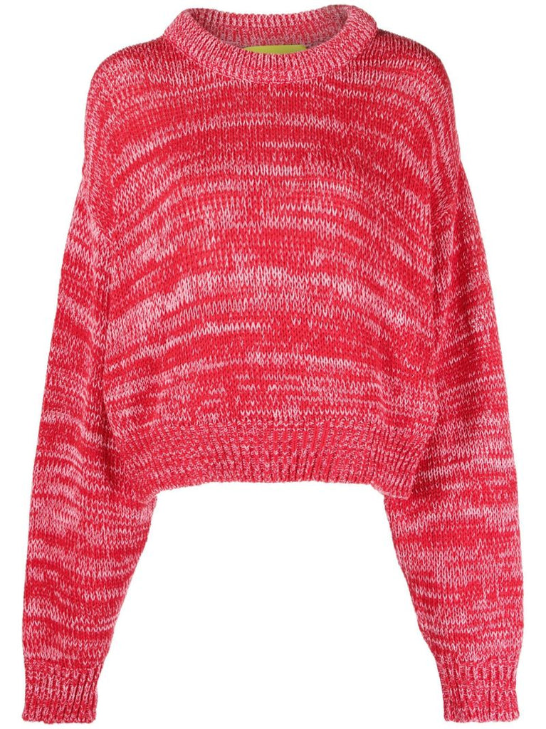 Red Recycled-cotton Sweater