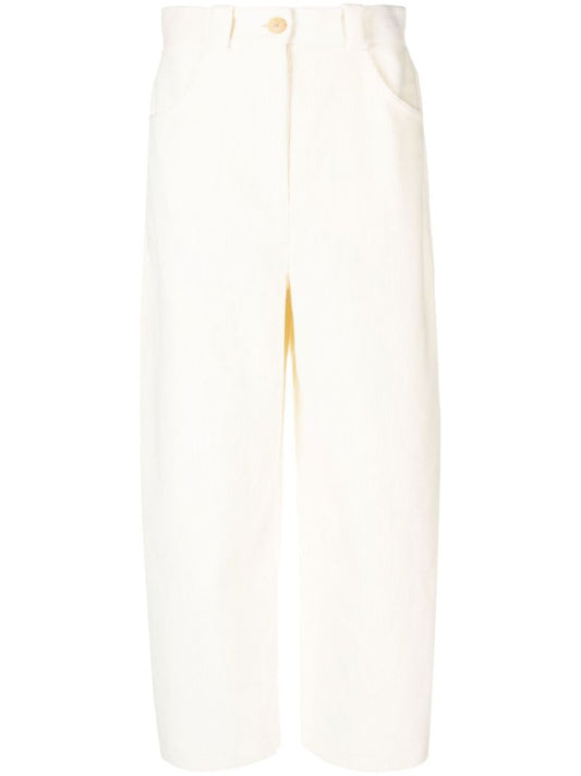 Neutral Rapton Corduroy Trousers