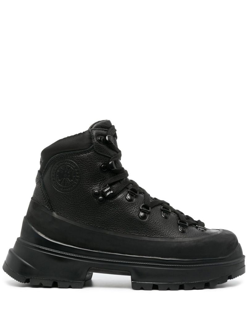 Black Journey Lace-up Hiking Boots