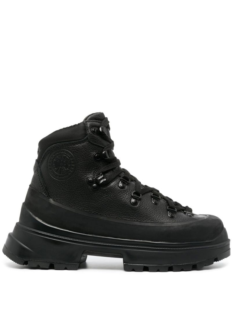 Black Journey Lace-up Hiking Boots