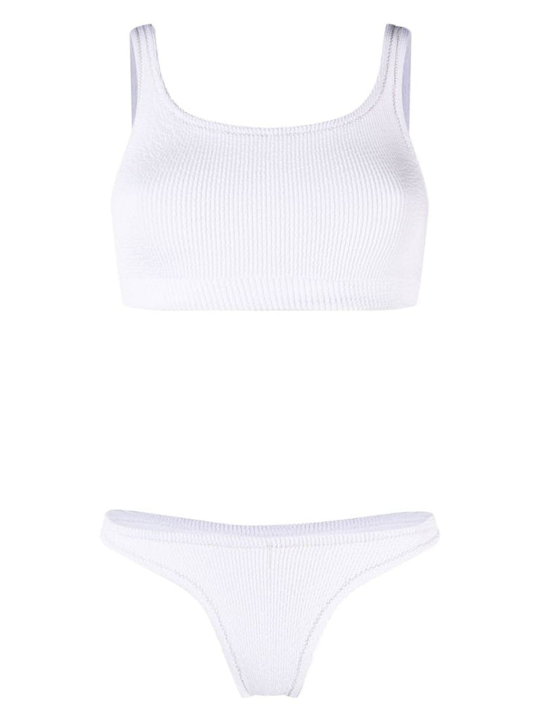 White Ginny Scrunch Fuller Bust Bikini