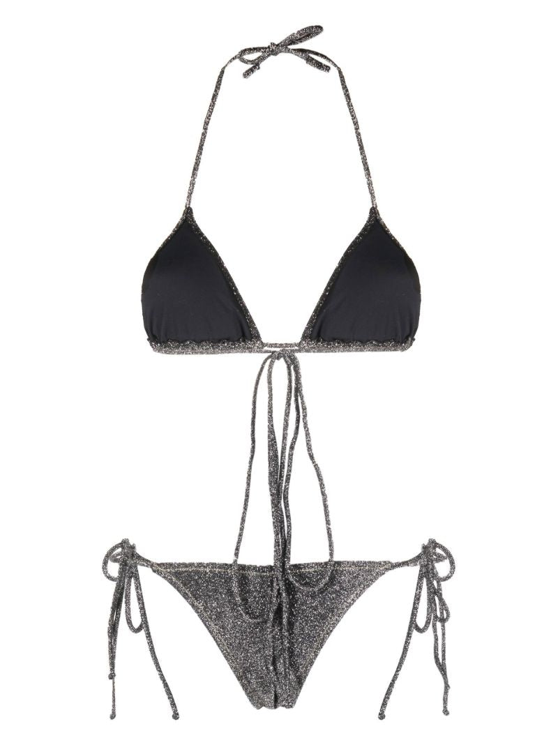 Silver Miami Lurex Bikini