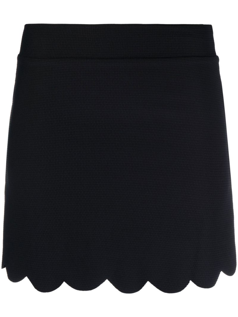 Black Morton Scallop Skirt