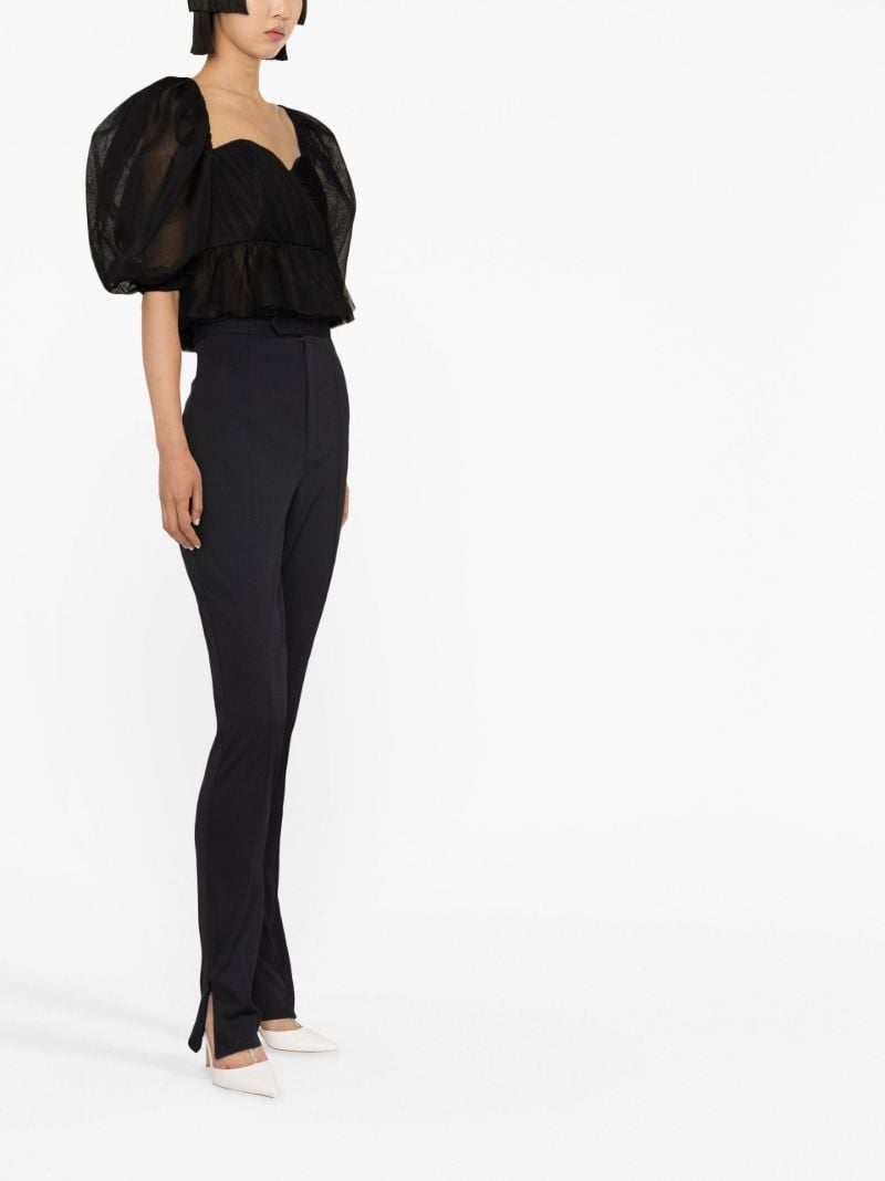 Black High Waist Trousers