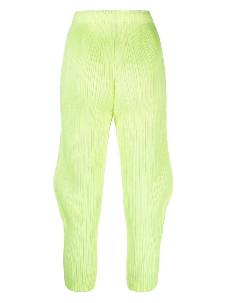 Yellow Monthly Colors January PlissÃ_x0083_Â© Cropped Trousers