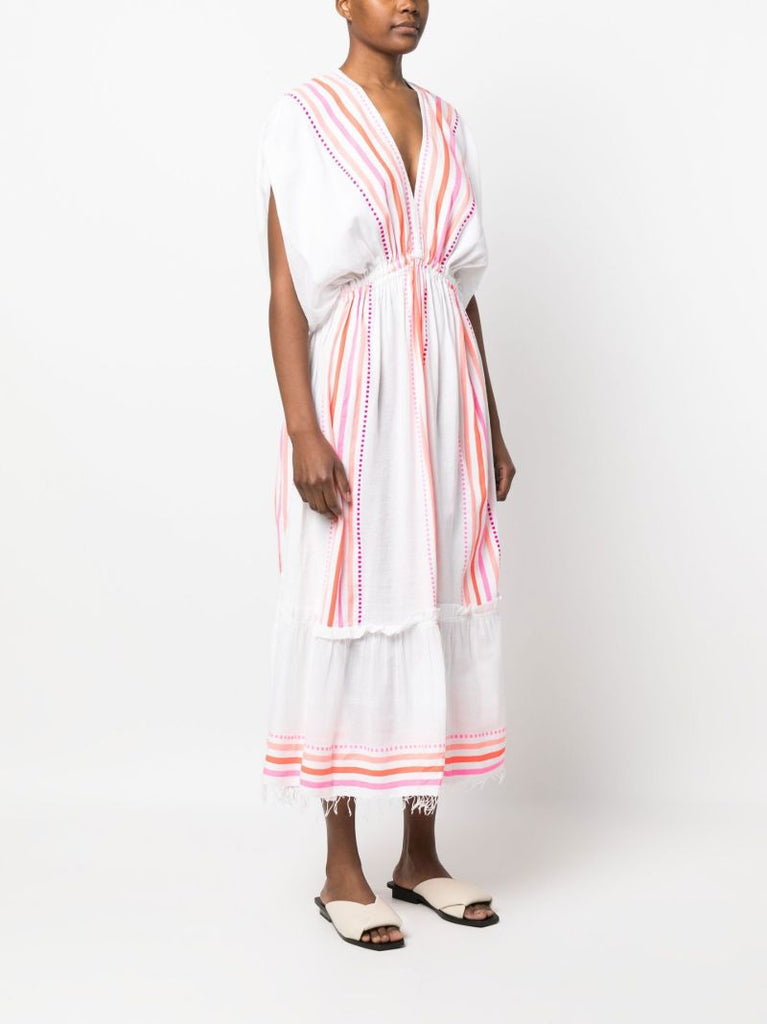 White Eshe Striped Dress