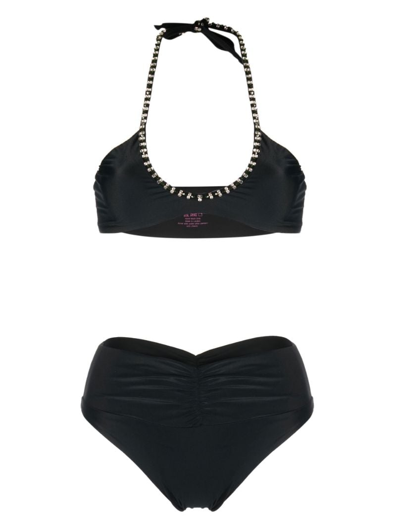 Black Hayley Crystal Bikini