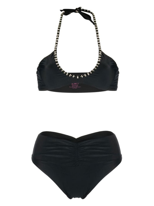Black Hayley Crystal Bikini