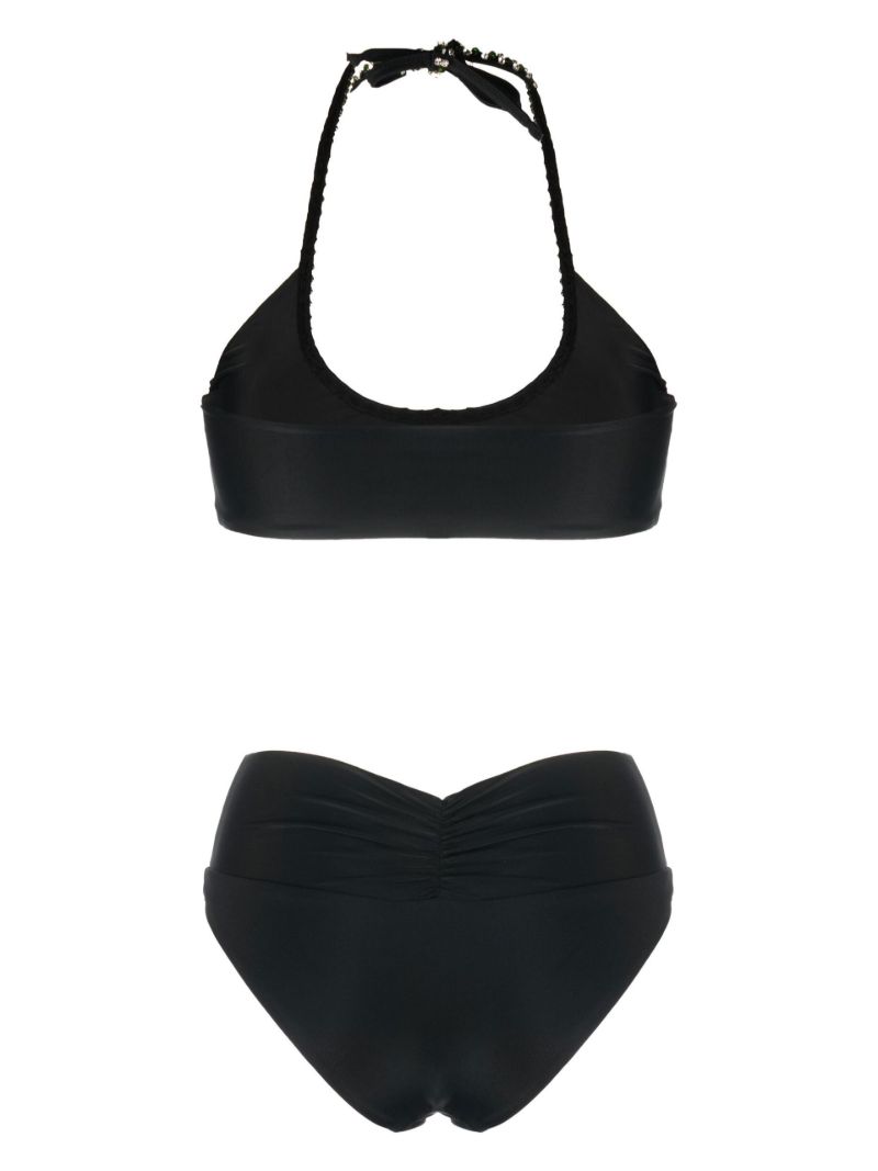 Black Hayley Crystal Bikini