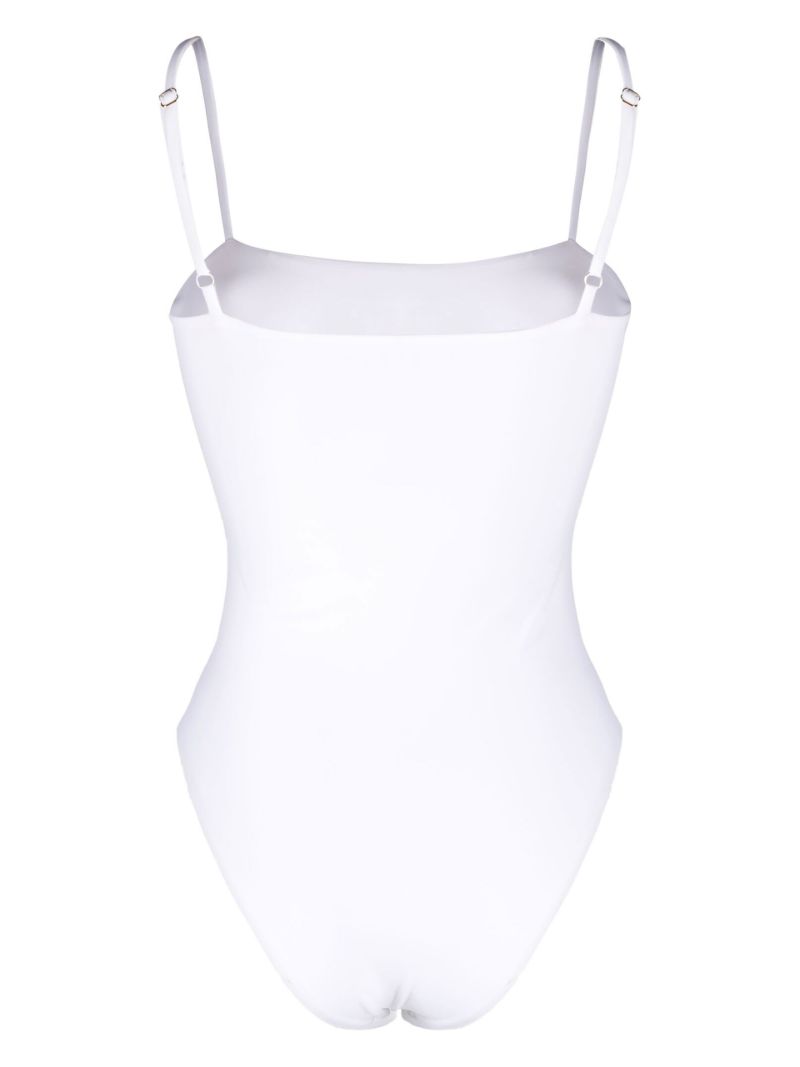White Dolly Crystal-embellished Swimsuit