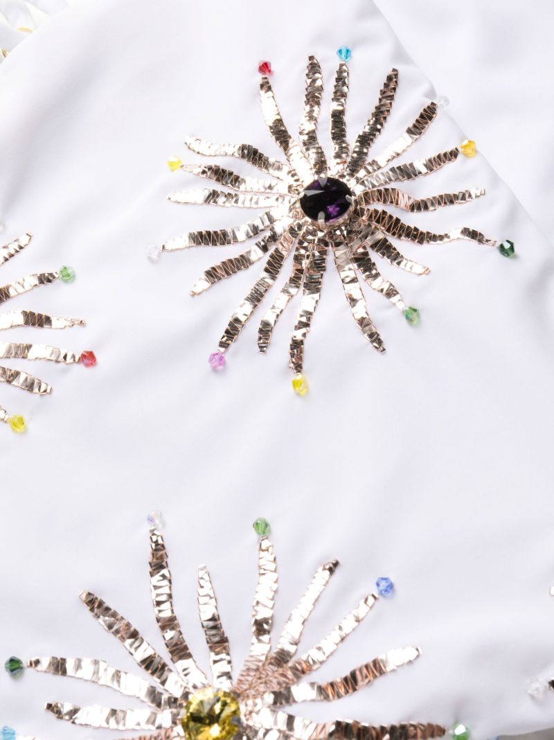 White Dolly Crystal-embellished Swimsuit