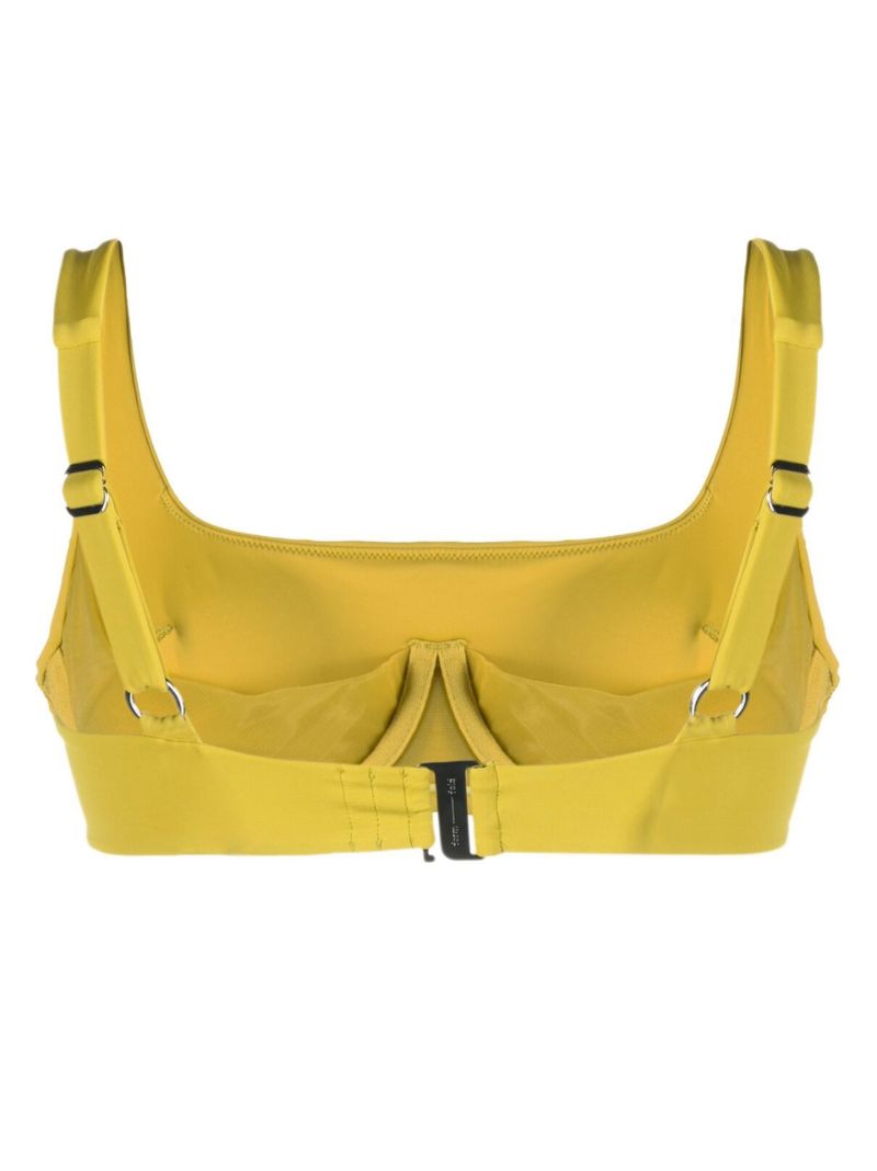 Yellow the Crop Bikini Top
