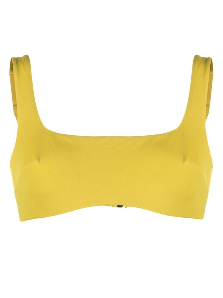 Yellow the Crop Bikini Top
