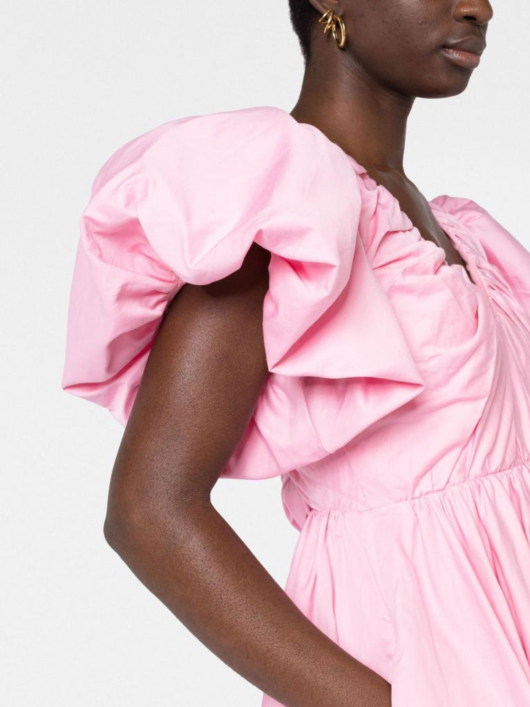Pink Gretta Bow Back Mini Dress