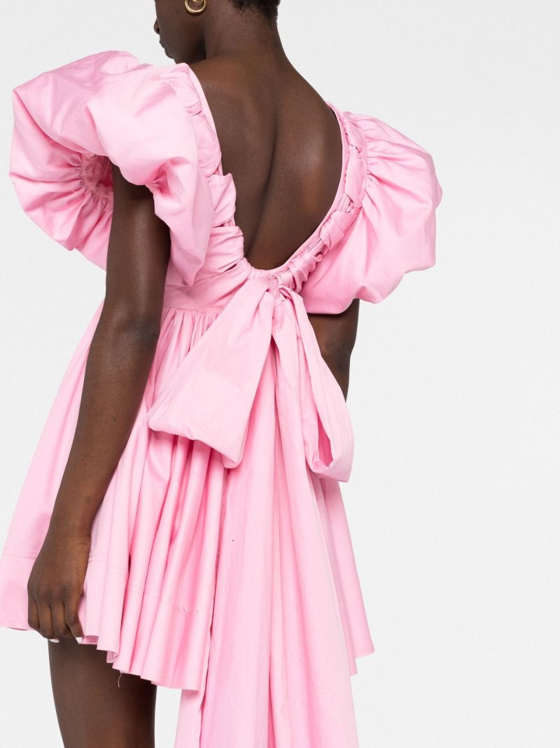 Pink Gretta Bow Back Mini Dress