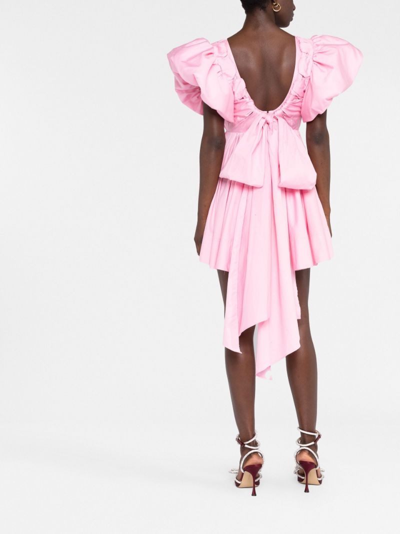Pink Gretta Bow Back Mini Dress