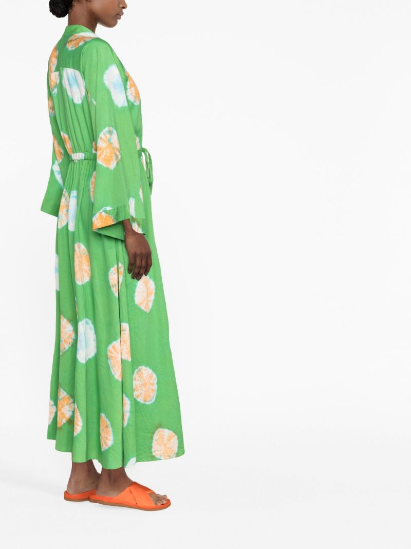 Green Sutton Tie-dye Maxi Dress