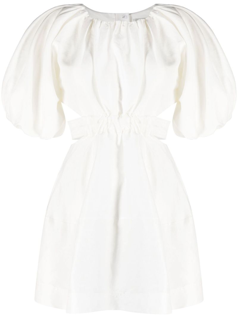 Neutral Mimosa Cut-out Mini Dress