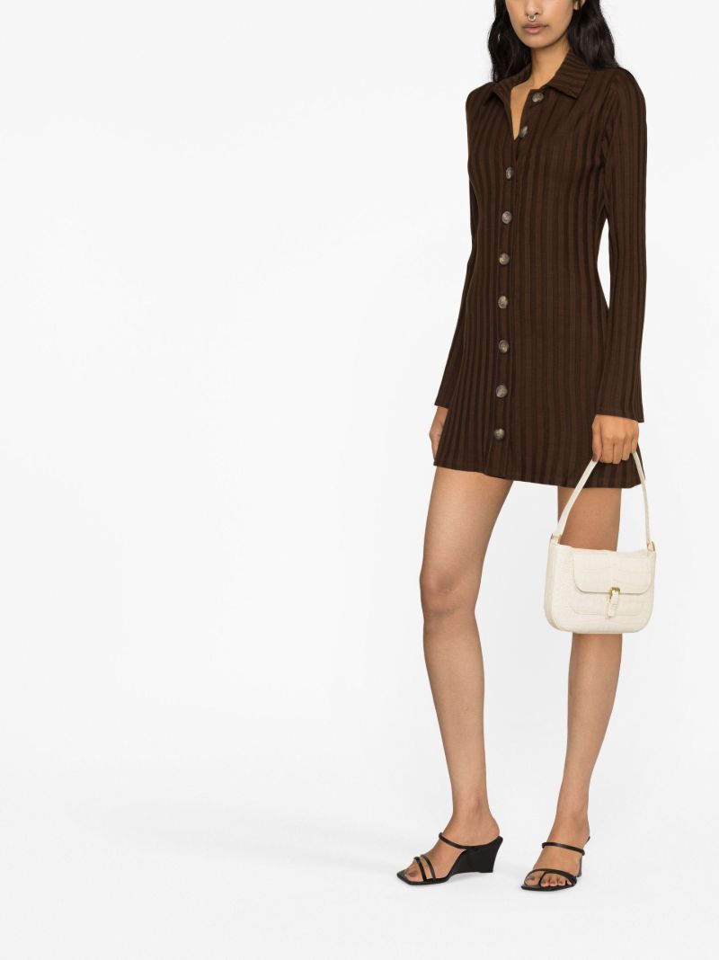 Brown Benton Knitted Mini Dress