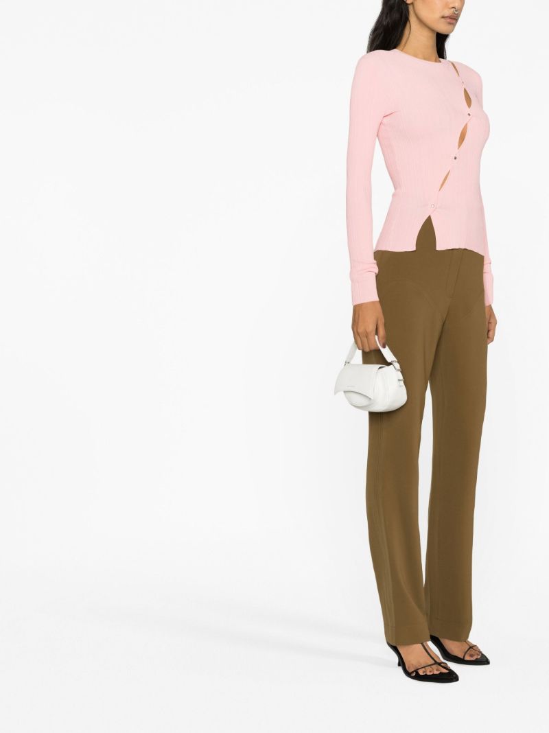Pink Cut-out Detail Top