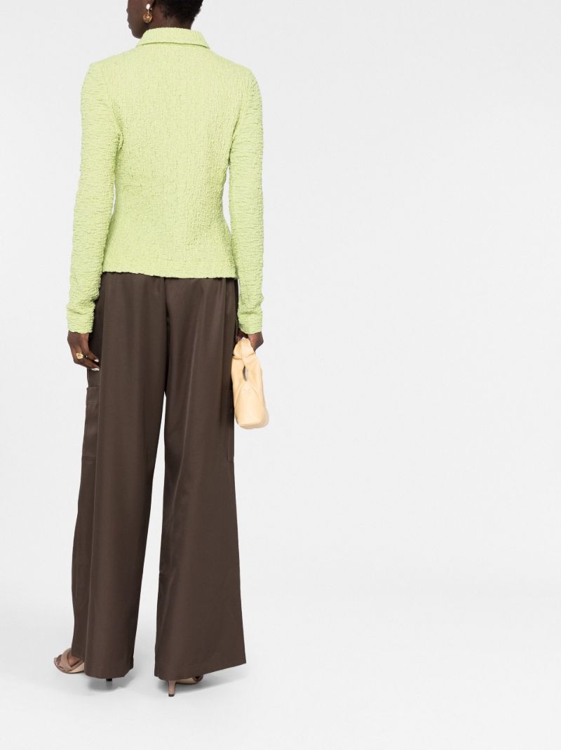 Green Lowry Seersucker Shirt